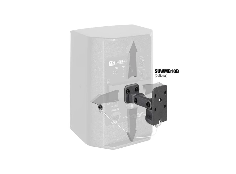 LD Systems SAT 82 A G2 8" Active Installation Monitor black 